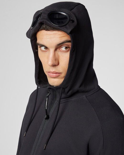 Diagonal Raised Fleece Full Zip Goggle Hoodie CP Company 2 Coordonnable RODEZ